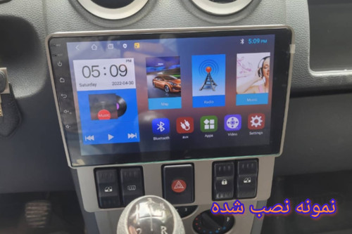 نمونه ی نصب شده ی مانیتور وفریم