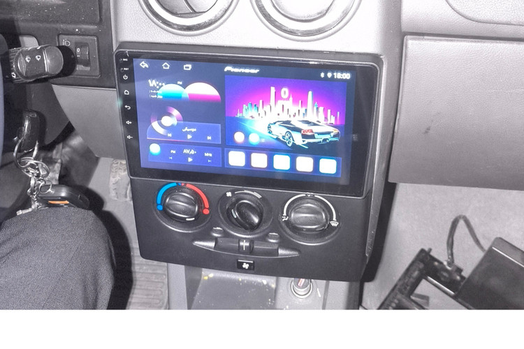 نمونه نصب شده پراید